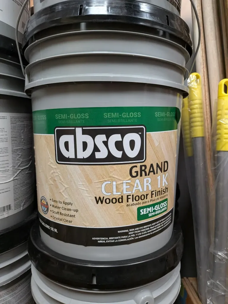 ABSCO 1K CLEAR SEMI-GLOSS 5 GAL