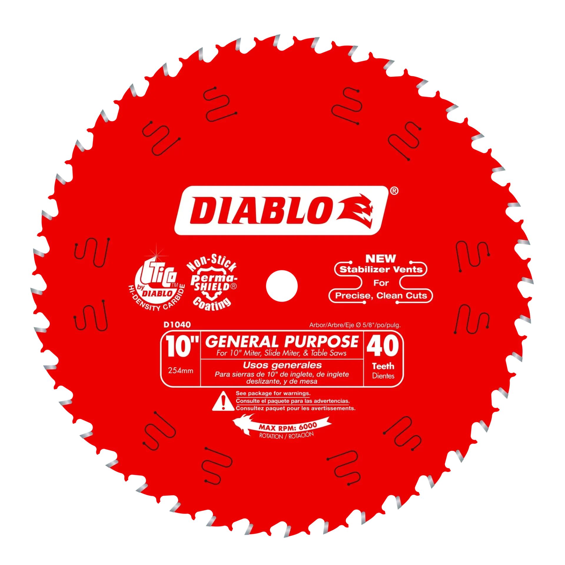 DIABLO 10" 40 TEETH BLADE