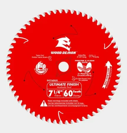 DIABLO 7-1/4" 60 TEETH BLADE