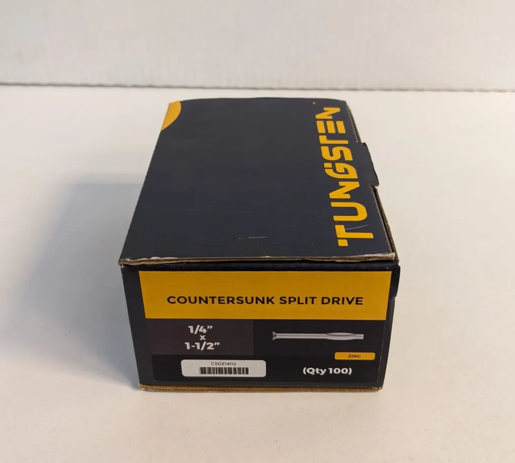 DRIVE 2 COUNTERSUNK SPLIT ZIN