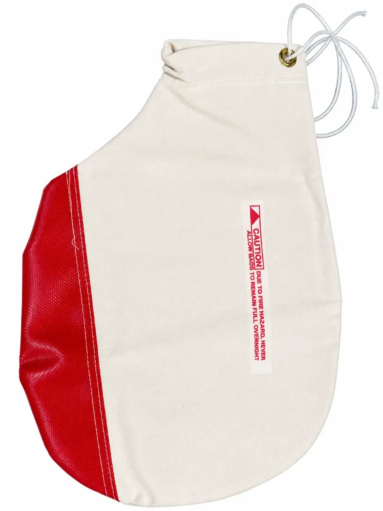 DUST BAG, EDGER RED VINYL SMALL