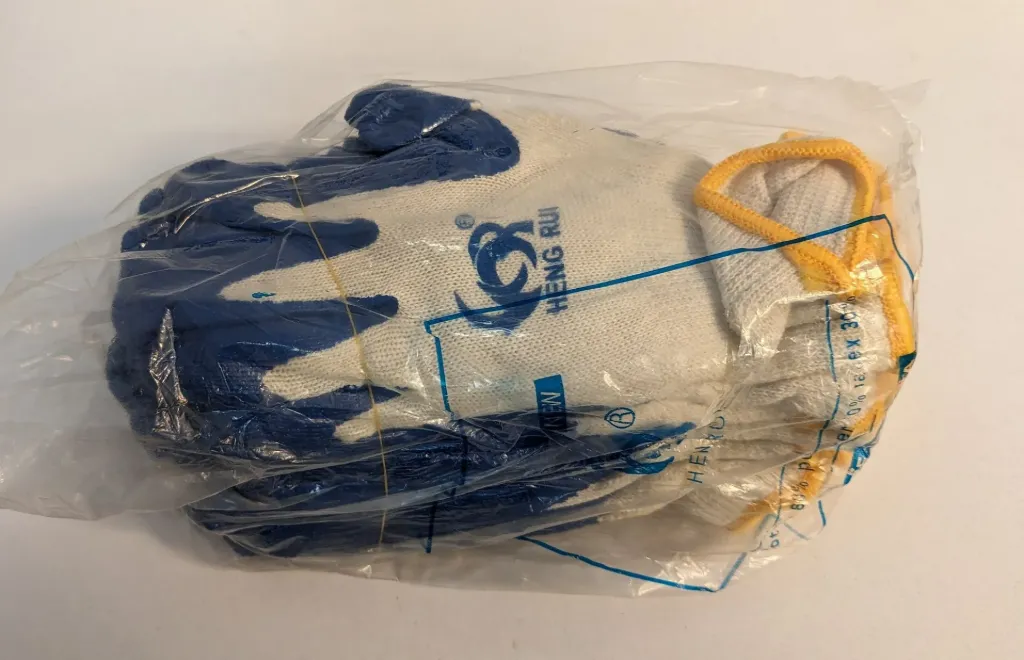 GLOVES, BLUE