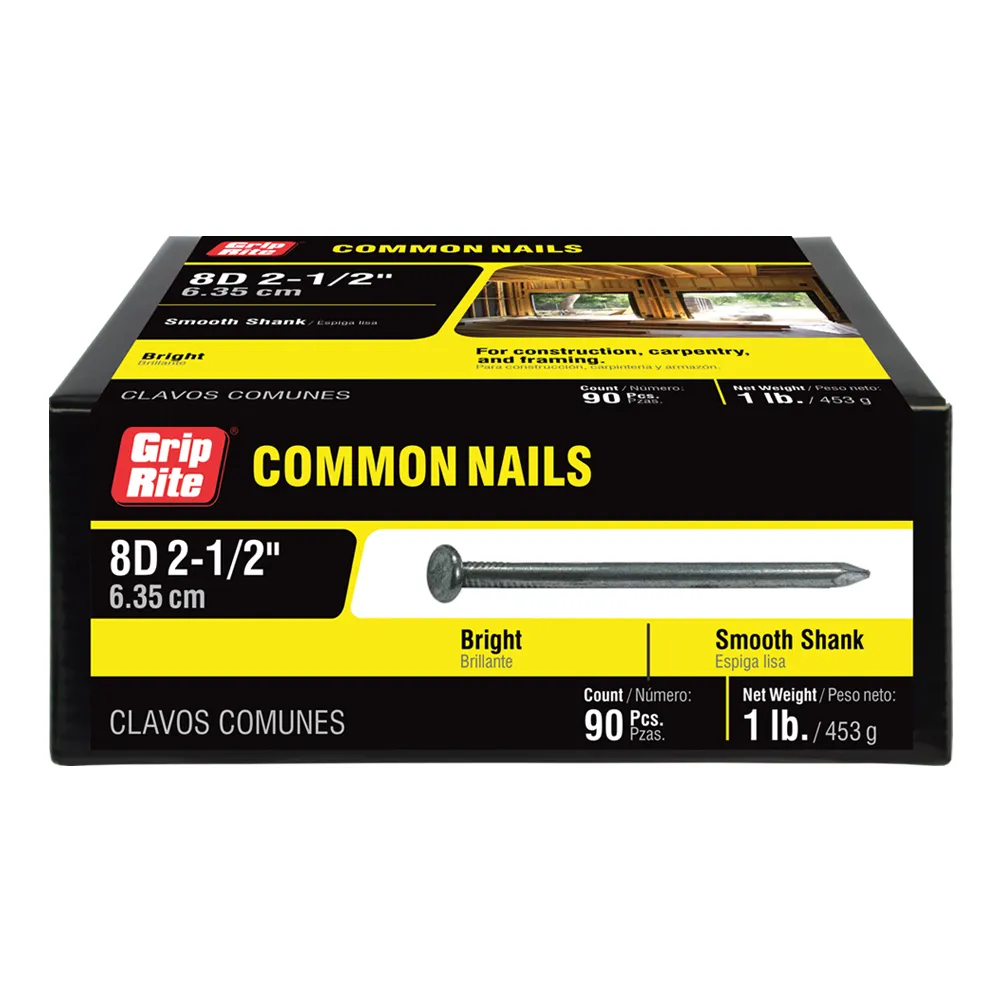 GRIP RITE BRIGHT COMMON 1-1/2"