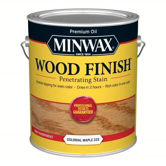 MINWAX STAIN QT COLONIAL MAPLE 223
