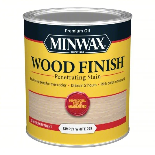 MINWAX STAIN QT SIMPLY WHITE 275