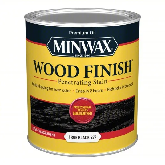 [MTB] MINWAX STAIN QT TRUE BLACK 274