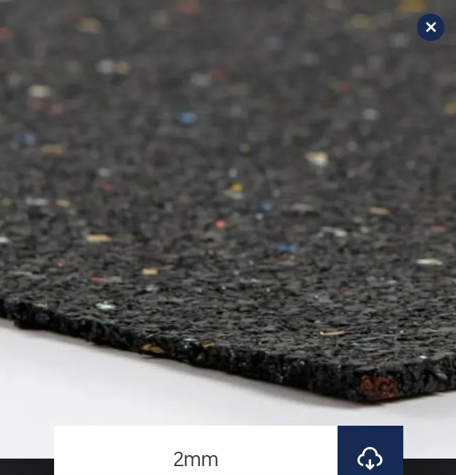 UNDERLAYMENT, RUBBER 2MM [RU2MMQT]