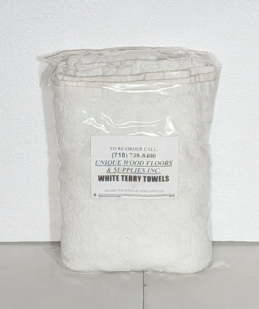 WHITE TERRY TOWELS 1 LB