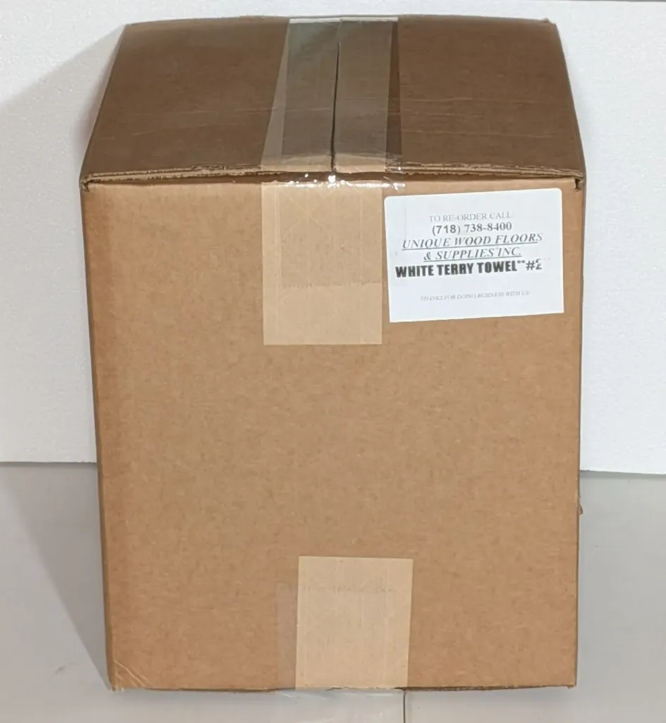 WHITE TERRY TOWELS- 10 LB