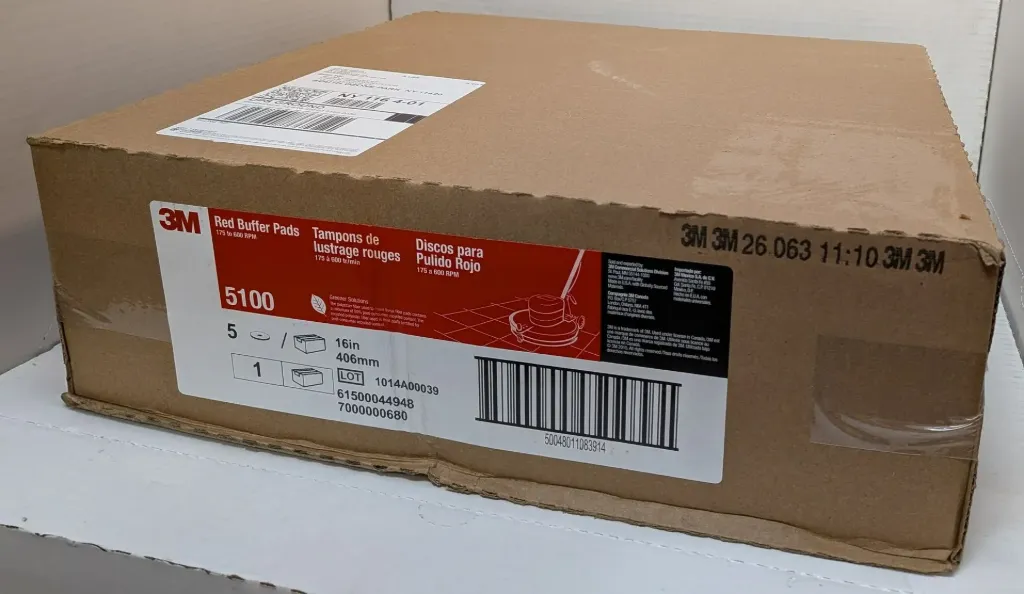 [3M16RP] 3M 16" RED PAD BOX