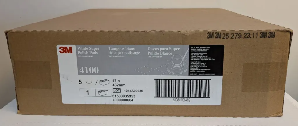 3M 18" WHITE PAD BOX