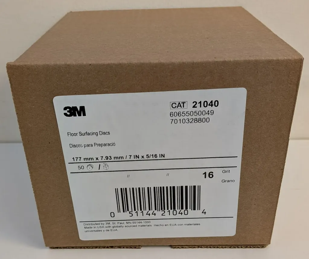 [3M716] 3M 7" DISC 16 GRIT BOX