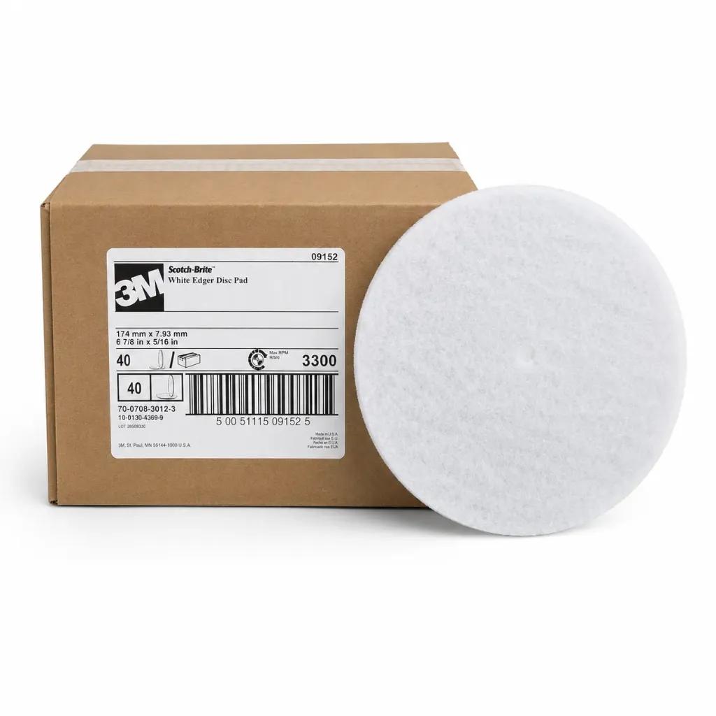 [3M7WP] 3M 7" WHITE EDGER PAD BOX