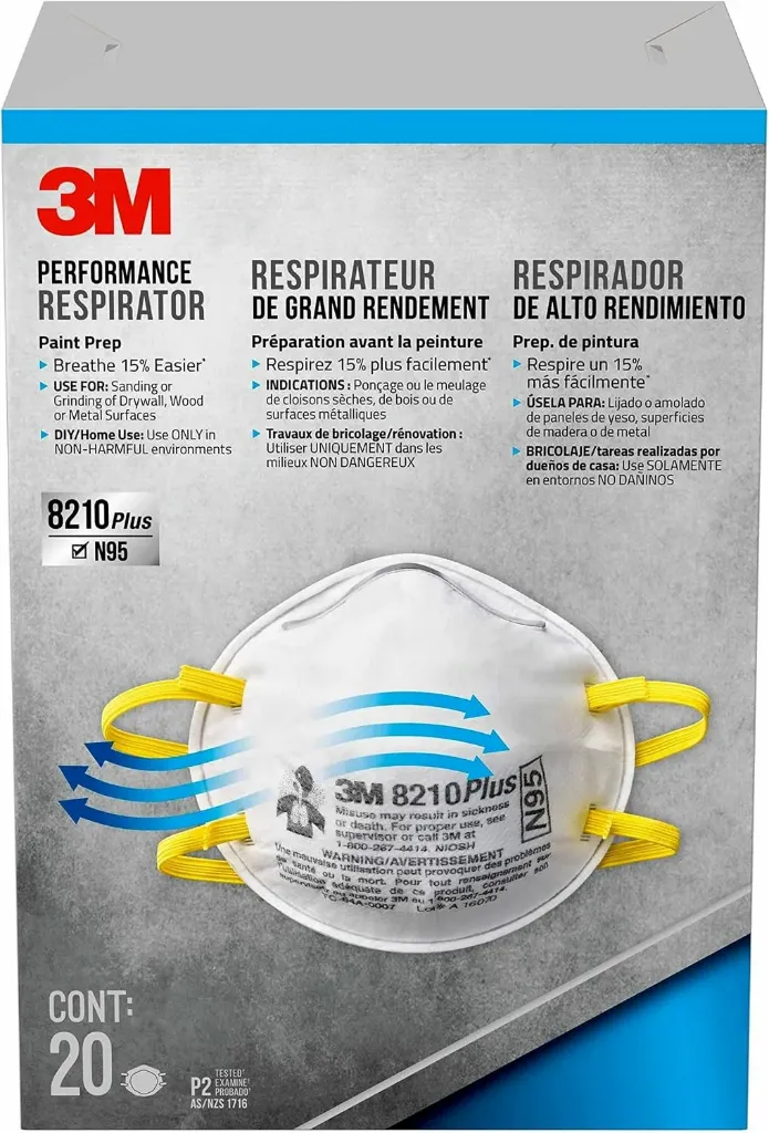 3M DUST MASK - 8210 PLUS BOX