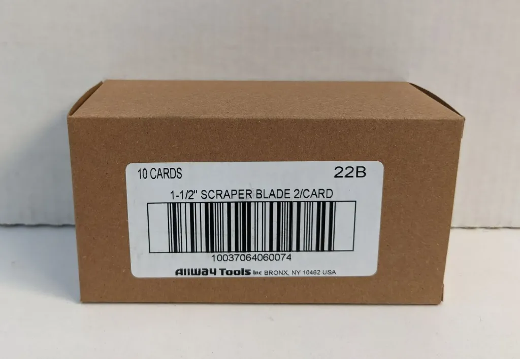 [22B] ALLWAY 1-1/2" BLADE REFILL - BOX OF 10