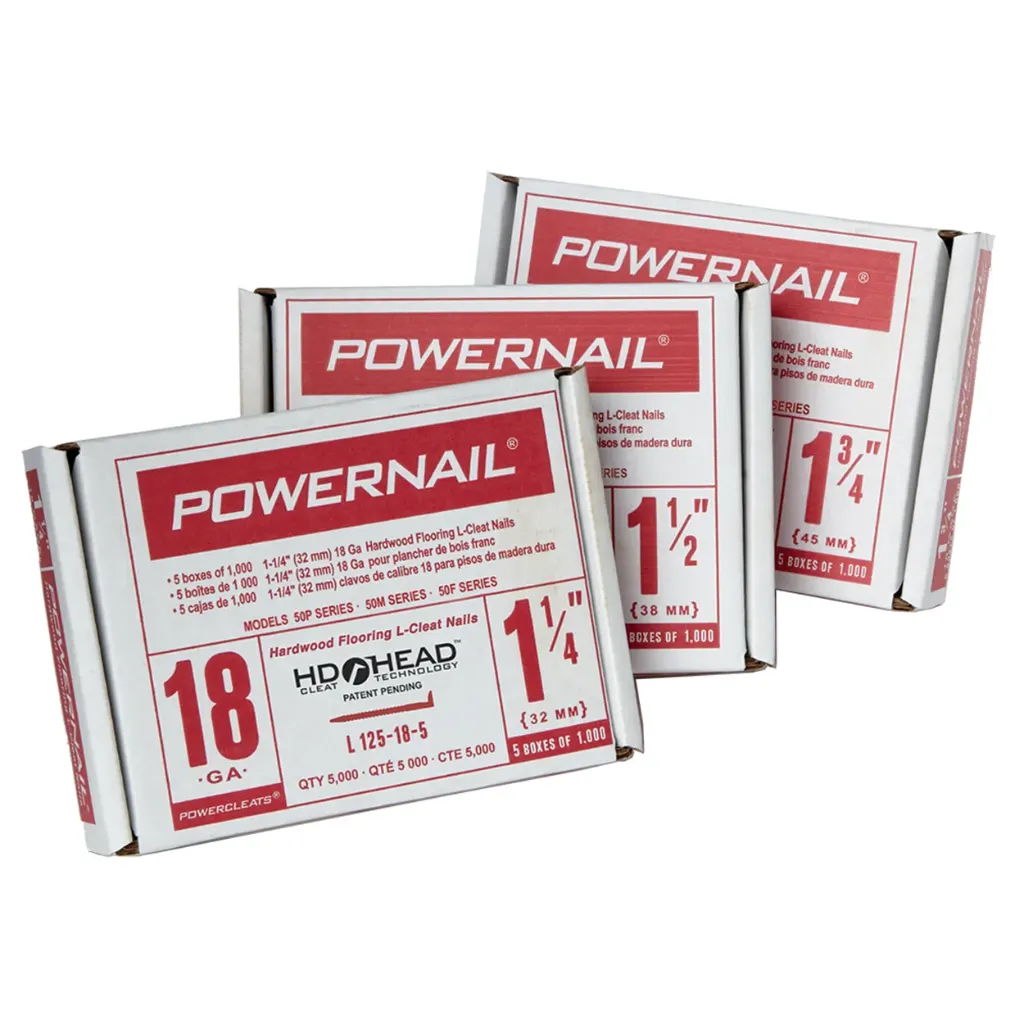 CLEATS POWERNAIL 18 GU 1-1/2" - CASE